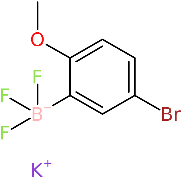 Potassium (5-bromo-2-methoxyphenyl)trifluoroboranuide, NX74440