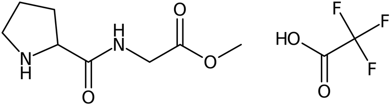 2-(2-Methoxy-2-oxoethylcarbamoyl)pyrrolidine Trifluoroacetate, NX74702