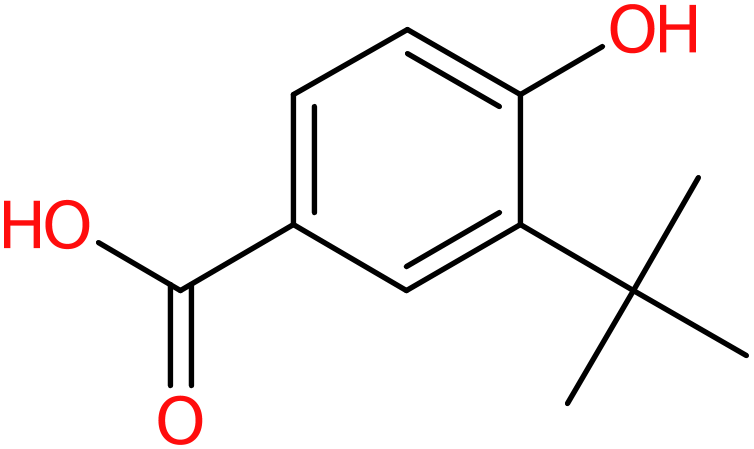 CAS: 66737-88-0 | 3-tert-Butyl-4-hydroxybenzoic acid, >97%, NX57534