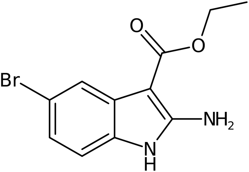 CAS: 1242140-62-0 | Ethyl 2-amino-5-bromo-1H-indole-3-carboxylate, >97%, NX18712