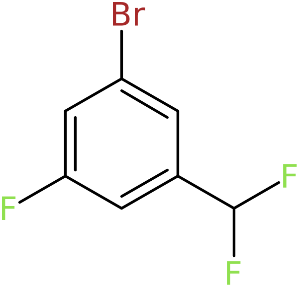 CAS: 627526-90-3 | 1-Bromo-3-(difluoromethyl)-5-fluorobenzene, NX55799