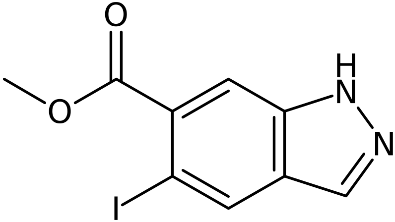 CAS: 1227268-85-0 | Methyl 5-iodo-1H-indazole-6-carboxylate, >98%, NX18184