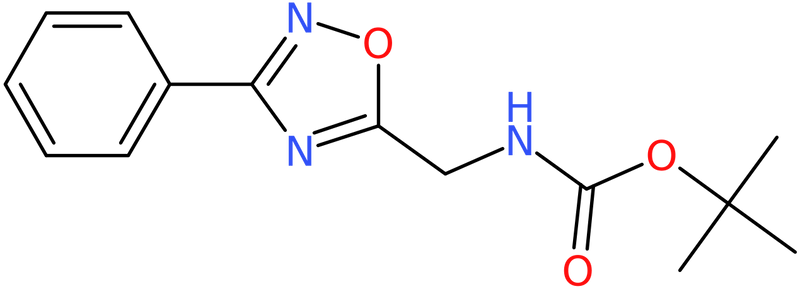 CAS: 1053656-50-0 | 5-(tert-Butyloxycarbonyamino)methyl-3-phenyl-[1,2,4]oxadiazole, NX12614