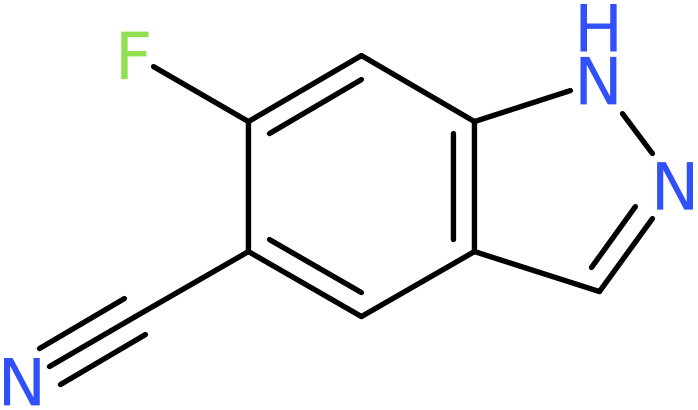 CAS: 633327-11-4 | 6-Fluoro-1H-indazole-5-carbonitrile, >95%, NX56158