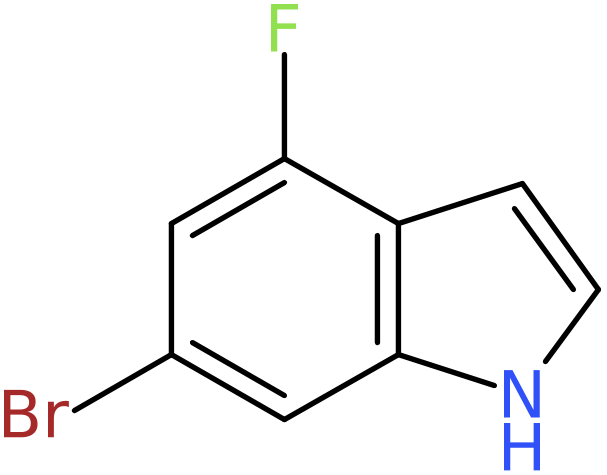 CAS: 885520-59-2 | 6-Bromo-4-fluoro-1H-indole, NX66375