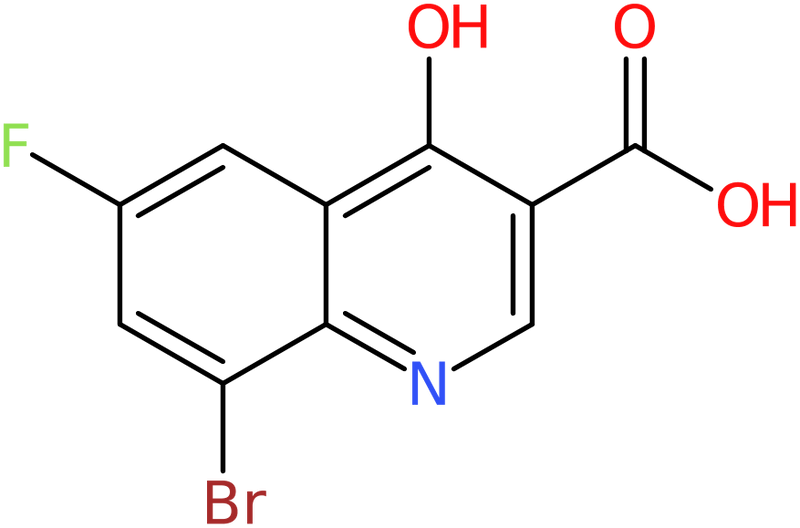 CAS: 1019016-15-9 | 8-Bromo-6-fluoro-4-hydroxyquinoline-3-carboxylic acid, NX11325