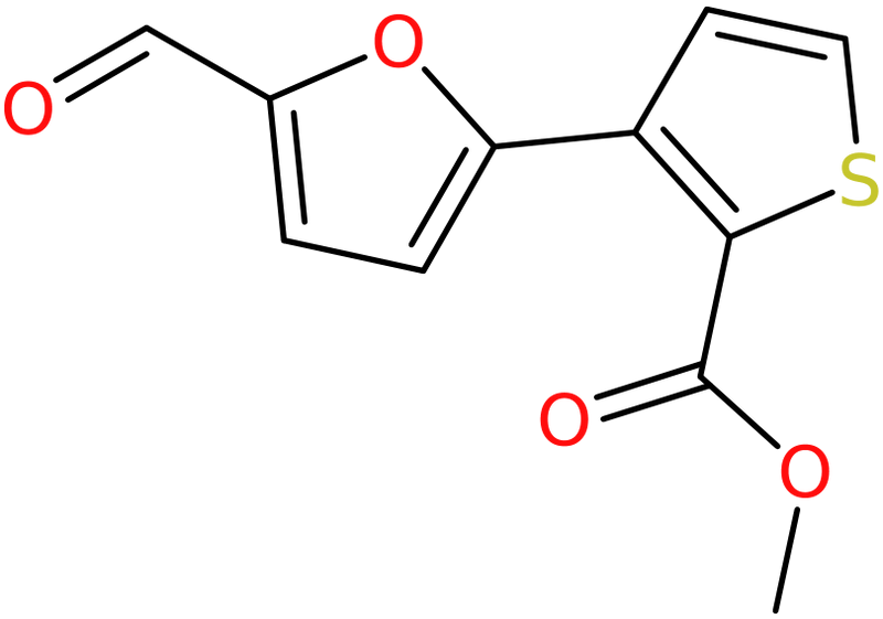 CAS: 255828-29-6 | Methyl 3-(5-formyl-2-furyl)thiophene-2-carboxylate, NX37972