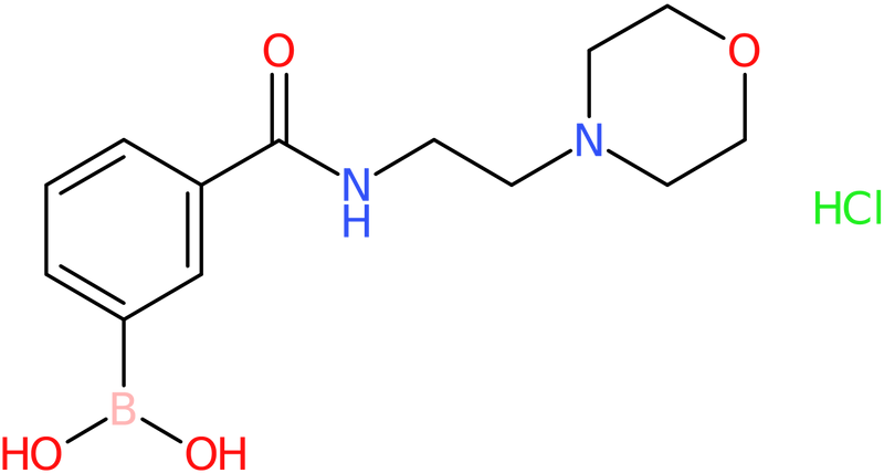 CAS: 957060-89-8 | 3-[(2-Morpholin-4-ylethyl)carbamoyl]benzeneboronic acid hydrochloride, >98%, NX71049
