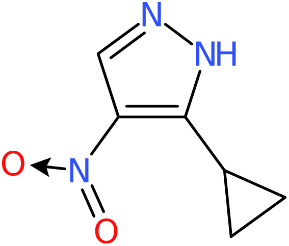 CAS: 1249581-67-6 | 2-Cyclopropyl-3-nitro-1H-pyrazole, >98%, NX18951