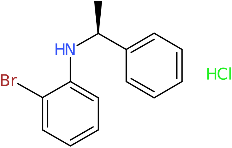 2-Bromo-N-[(1S)-1-phenylethyl]aniline hydrochloride, NX74150
