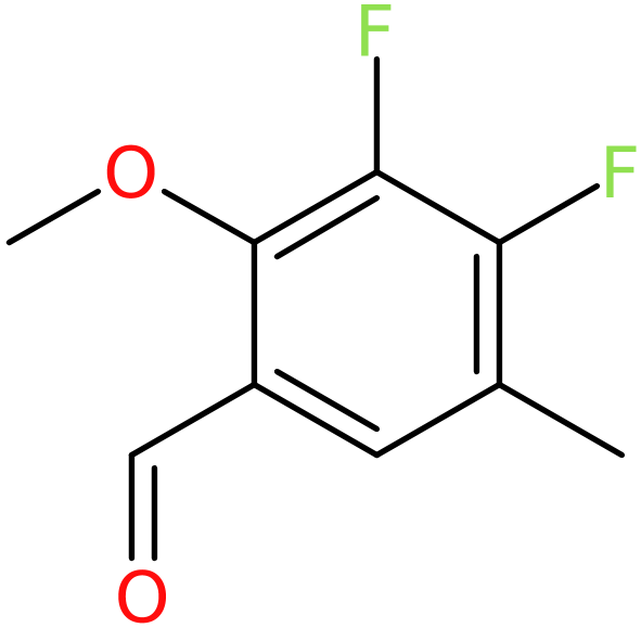 CAS: 2484889-12-3 | 3,4-Difluoro-2-methoxy-5-methylbenzaldehyde, >95%, NX37454