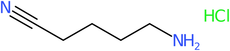 CAS: 6066-83-7 | 5-Aminopentanenitrile hydrochloride, >97%, NX54707