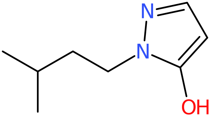1-(3-Methylbutyl)-1H-pyrazol-5-ol, >95%, NX74370