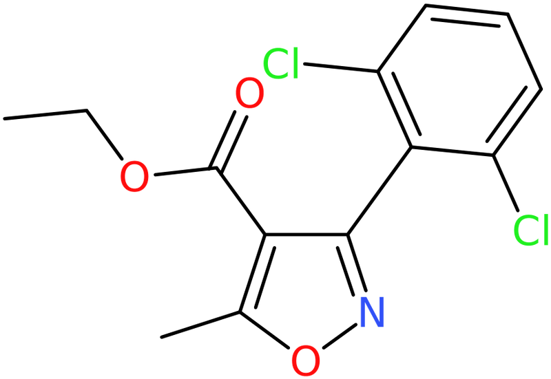 CAS: 24248-21-3 | 3-(2,6-Dichloro-phenyl)-5-methyl-isoxazole-4-carboxylic acid ethyl ester, NX37060