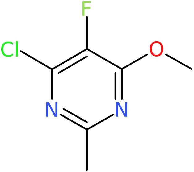 CAS: 1383976-40-6 | 4-Chloro-5-fluoro-6-methoxy-2-methylpyrimidine, >95%, NX22933