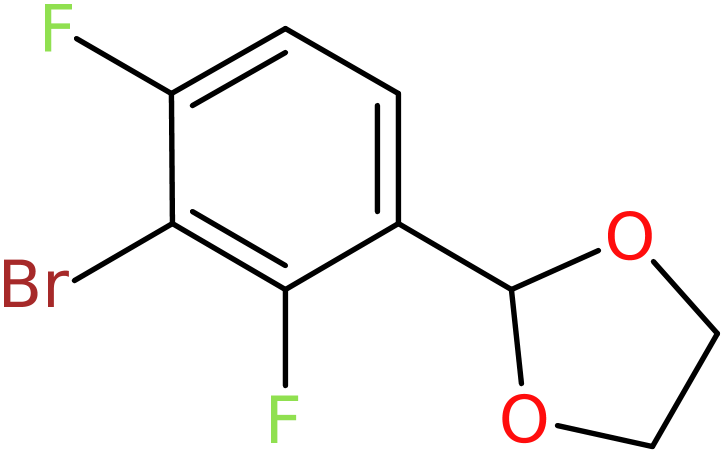 CAS: 2484888-96-0 | 2-(3-bromo-2,4-difluorophenyl)-1,3-dioxolane, >95%, NX37447