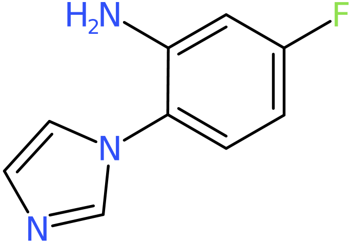 CAS: 251649-52-2 | 5-Fluoro-2-(1H-imidazol-1-yl)aniline, >97%, NX37689