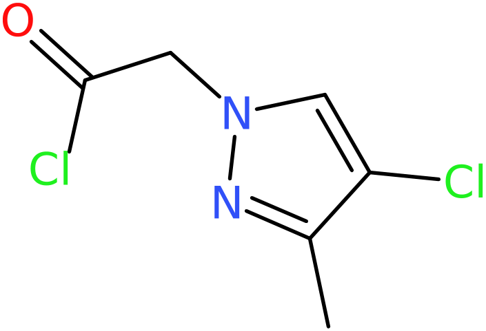 CAS: 1002534-97-5 | (4-Chloro-3-methyl-pyrazol-1-yl)-acetyl chloride, NX10346