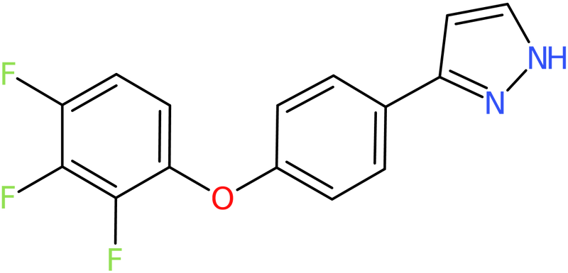 3-[4-(2,3,4-Trifluorophenoxy)phenyl]-1H-pyrazole, NX74419