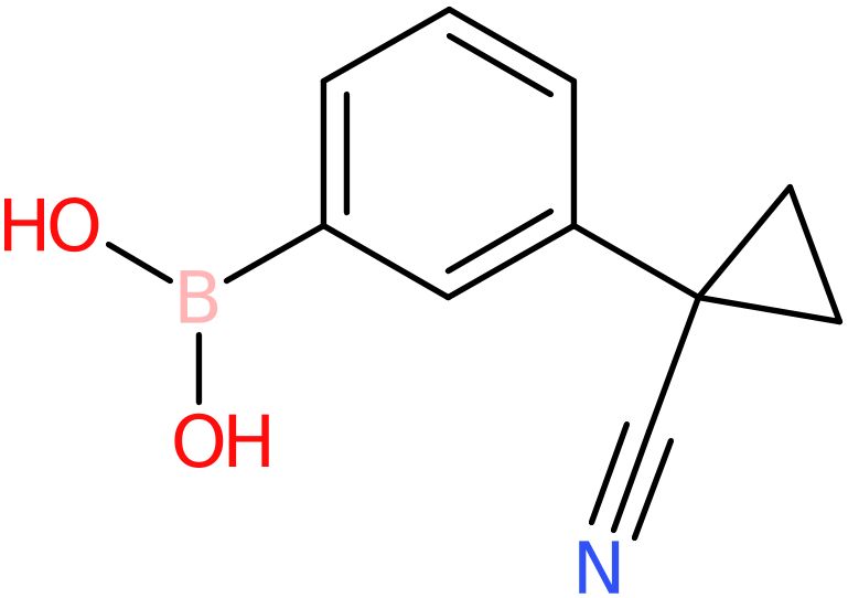 3-(1-Cyanocyclopropyl)phenylboronic acid, >96%, NX74319