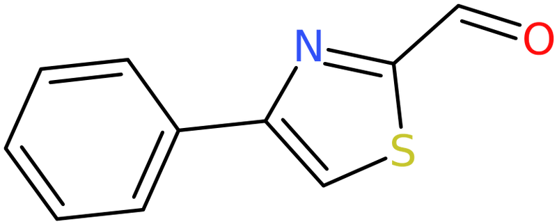 CAS: 75390-44-2 | 4-Phenyl-1,3-thiazole-2-carbaldehyde, >95%, NX60696