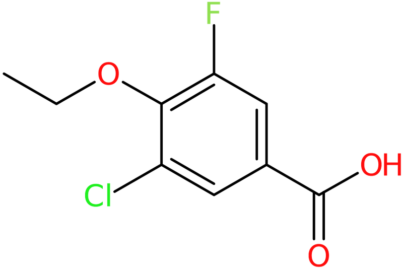 CAS: 1017778-72-1 | 3-Chloro-4-ethoxy-5-fluorobenzoic acid, >98%, NX11156