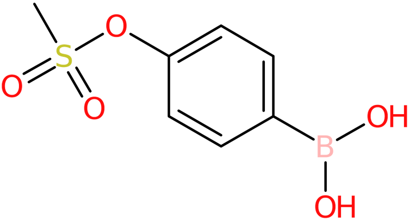 CAS: 957035-04-0 | 4-[(Methylsulphonyl)oxy]benzeneboronic acid, >98%, NX71018