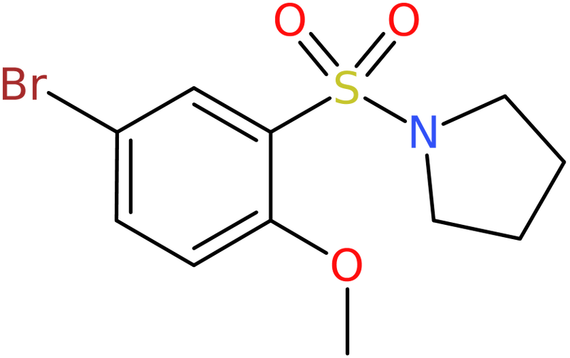 CAS: 691381-10-9 | 4-Bromo-2-(pyrrolidin-1-ylsulphonyl)anisole, >95%, NX58419