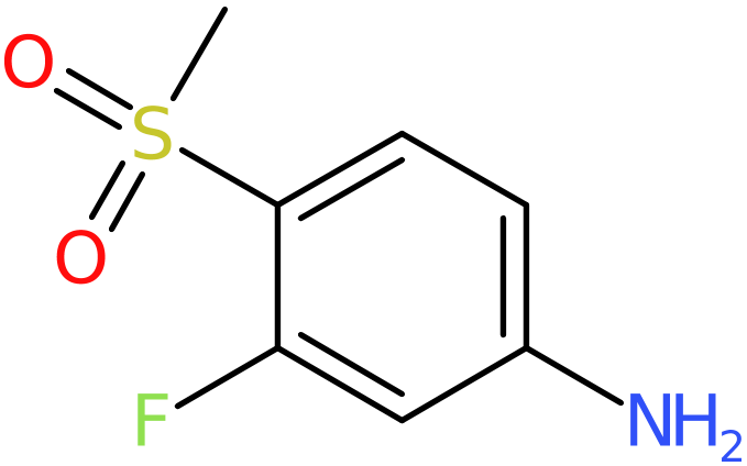 CAS: 252561-34-5 | 3-Fluoro-4-(methylsulphonyl)aniline, NX37766
