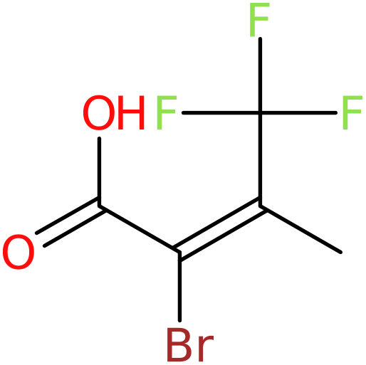 CAS: 885276-60-8 | 2-Bromo-3-(trifluoromethyl)-2-butenoic acid, >97%, NX66325