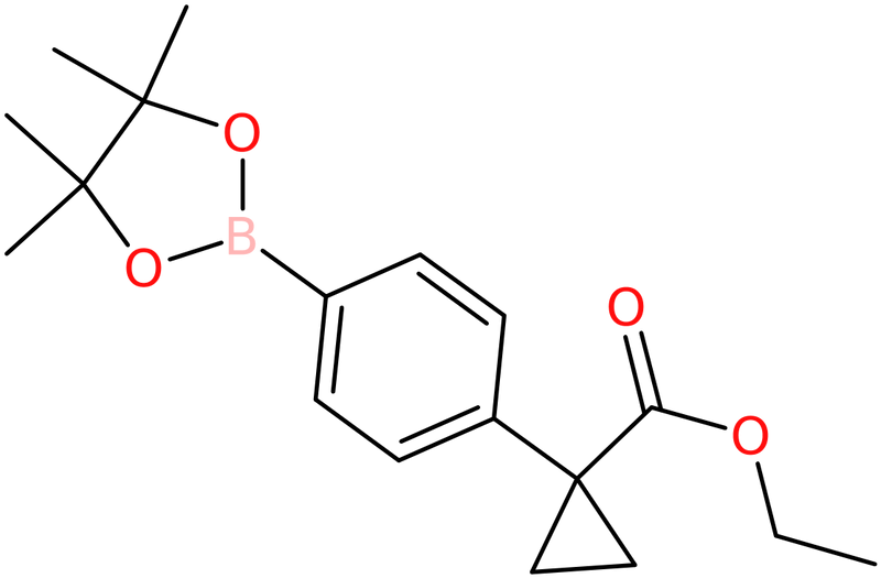 CAS: 1257213-52-7 | 4-(1-Ethoxycarbonylcyclopropyl)phenylboronic acid, pinacol ester, >95%, NX19191