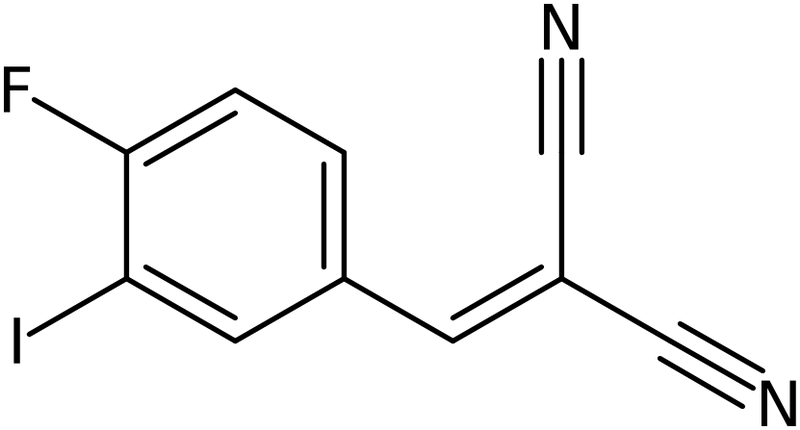 (4-Fluoro-3-iodobenzylidene)malononitrile, NX74519