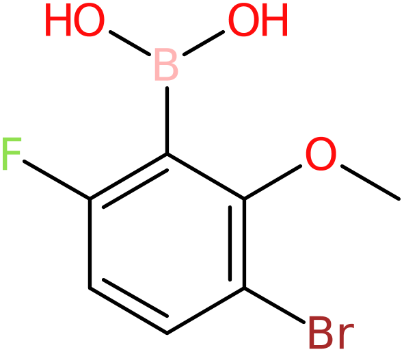 CAS: 957120-30-8 | 3-Bromo-6-fluoro-2-methoxybenzeneboronic acid, >96%, NX71155