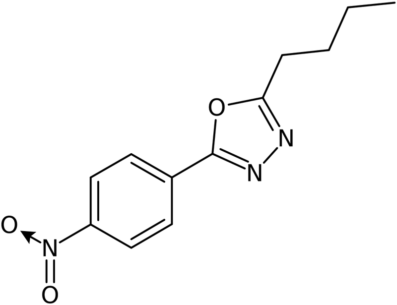 CAS: 100933-81-1 | 2-Butyl-5-(4-nitrophenyl)-1,3,4-oxadiazole, NX10819