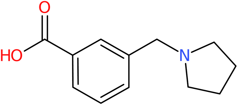CAS: 884507-41-9 | 3-(Pyrrolidin-1-ylmethyl)benzoic acid, NX66231