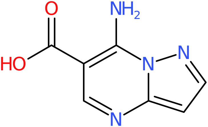 CAS: 68262-33-9 | 7-Aminopyrazolo[1,5-a]pyrimidine-6-carboxylic acid, NX58096