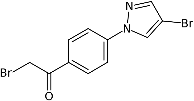 CAS: 1227955-12-5 | 2-Bromo-1-[4-(4-bromo-1H-pyrazol-1-yl)phenyl]ethanone, NX18291