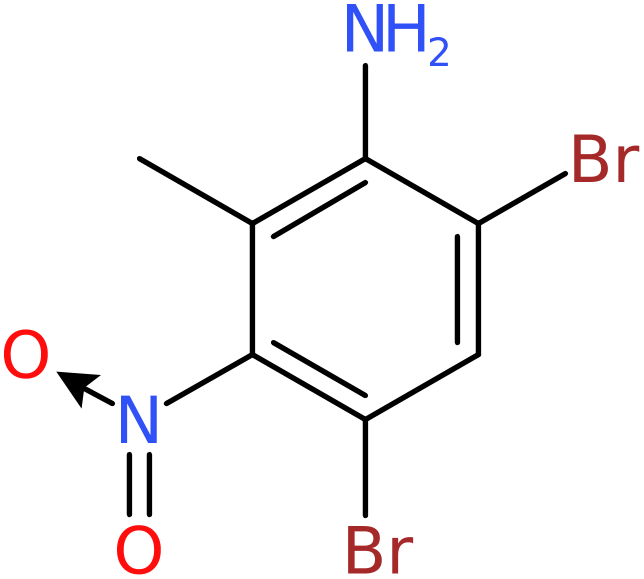 4,6-Dibromo-2-methyl-3-nitroaniline, NX73780