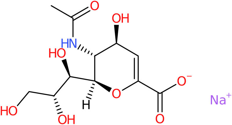 CAS: 209977-53-7 | N-Acetyl-2,3-dehydro-2-deoxyneuraminic acid sodium salt, NX34010
