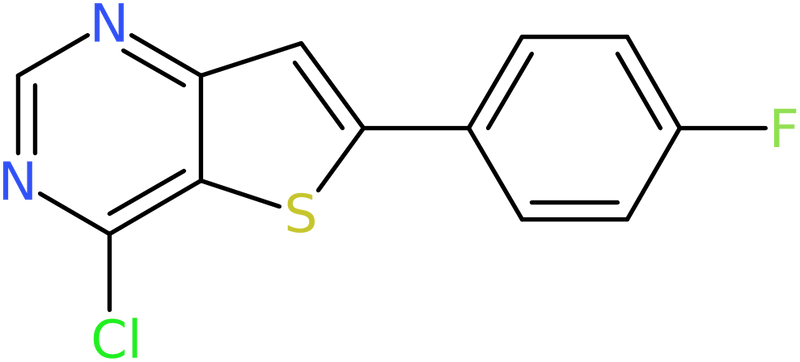 CAS: 681260-56-0 | 4-Chloro-6-(4-fluorophenyl)thieno[3,2-d]pyrimidine, NX58053