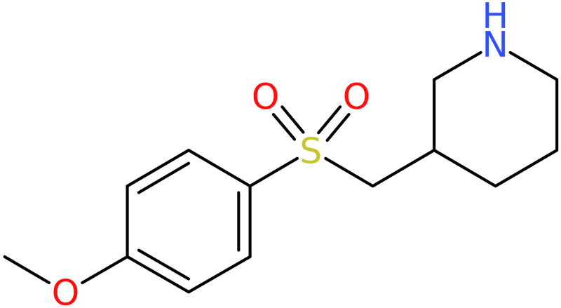 CAS: 1017197-15-7 | 3-((4-Methoxyphenylsulfonyl)methyl)piperidine, NX11074