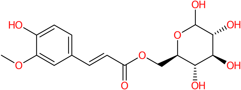 CAS: 252207-50-4 | 6-O-Feruloyl-D-glucose, >98%, NX37742