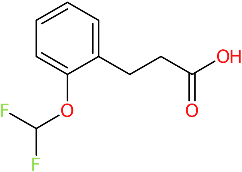 CAS: 1017030-88-4 | 3-[2-(Difluoromethoxy)phenyl]propionic acid, >95%, NX11069