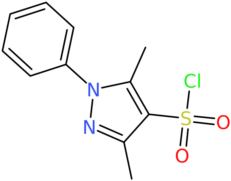 CAS: 59340-26-0 | 3,5-Dimethyl-1-phenyl-1H-pyrazole-4-sulphonyl chloride, tech, NX54211