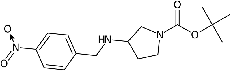 CAS: 1204811-26-6 | 3-(4-Nitrobenzylamino)pyrrolidine-1-carboxylic acid tert-butyl ester, NX16933