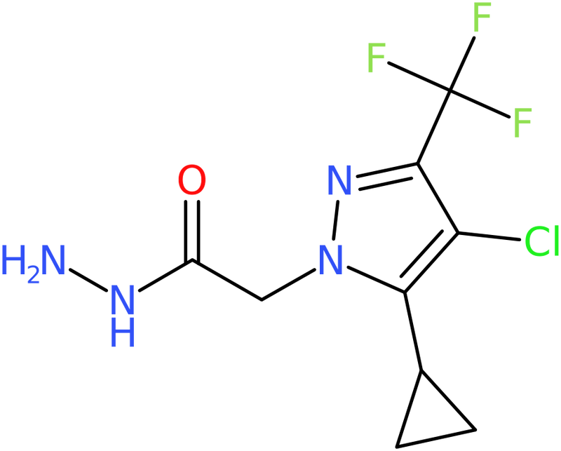 CAS: 1001518-94-0 | 2-[4-Chloro-5-cyclopropyl-3-(trifluoromethyl)-1H-pyrazol-1-yl]acetohydrazide, NX10267