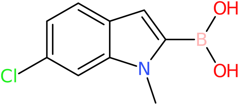 CAS: 957066-11-4 | 6-Chloro-1-methyl-1H-indole-2-boronic acid, >96%, NX71146