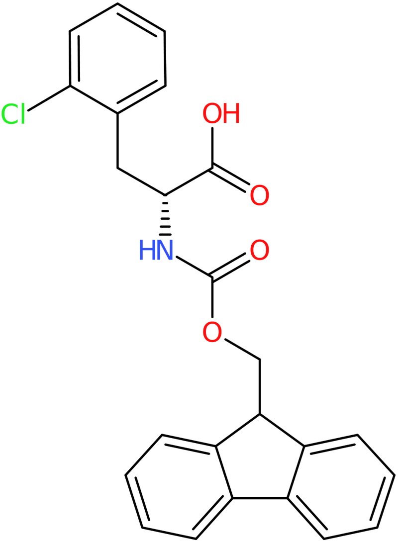 CAS: 205526-22-3 | 2-Chloro-D-phenylalanine, N-FMOC protected, >95%, NX33366