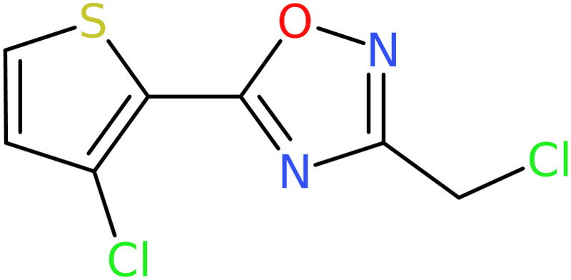 3-(Chloromethyl)-5-(3-chlorothiophen-2-yl)-1,2,4-oxadiazole, NX73900
