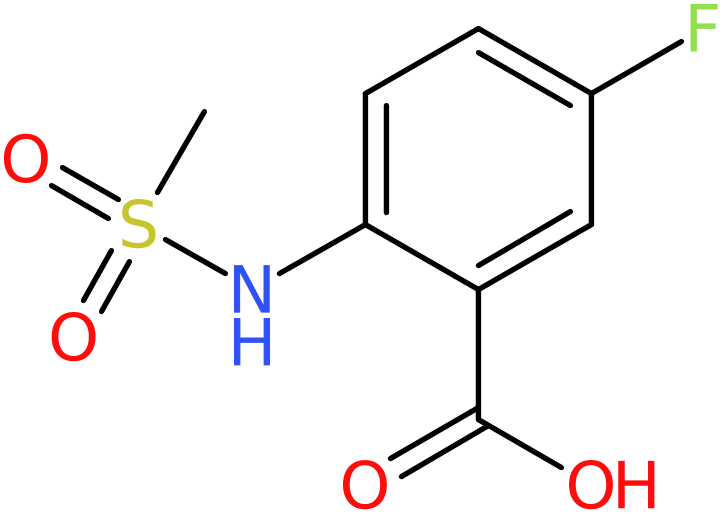 CAS: 1016788-23-0 | 5-Fluoro-2-(methylsulfonamido)benzoic acid, NX11057